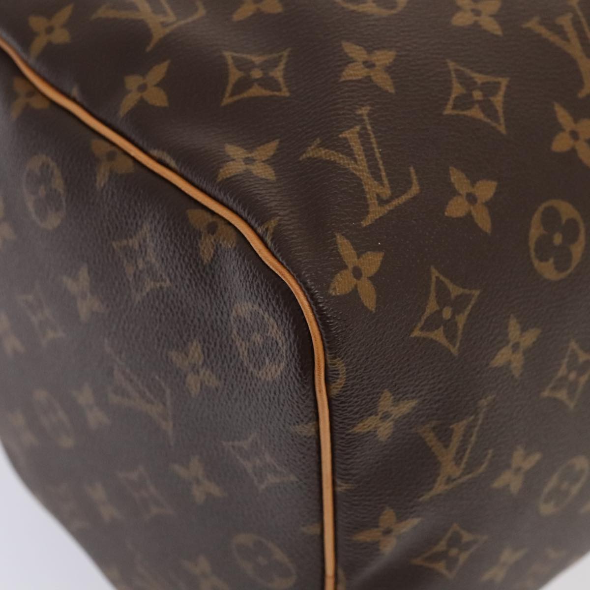 Louis Vuitton Keepall 45 Brown Canvas Travel Bag