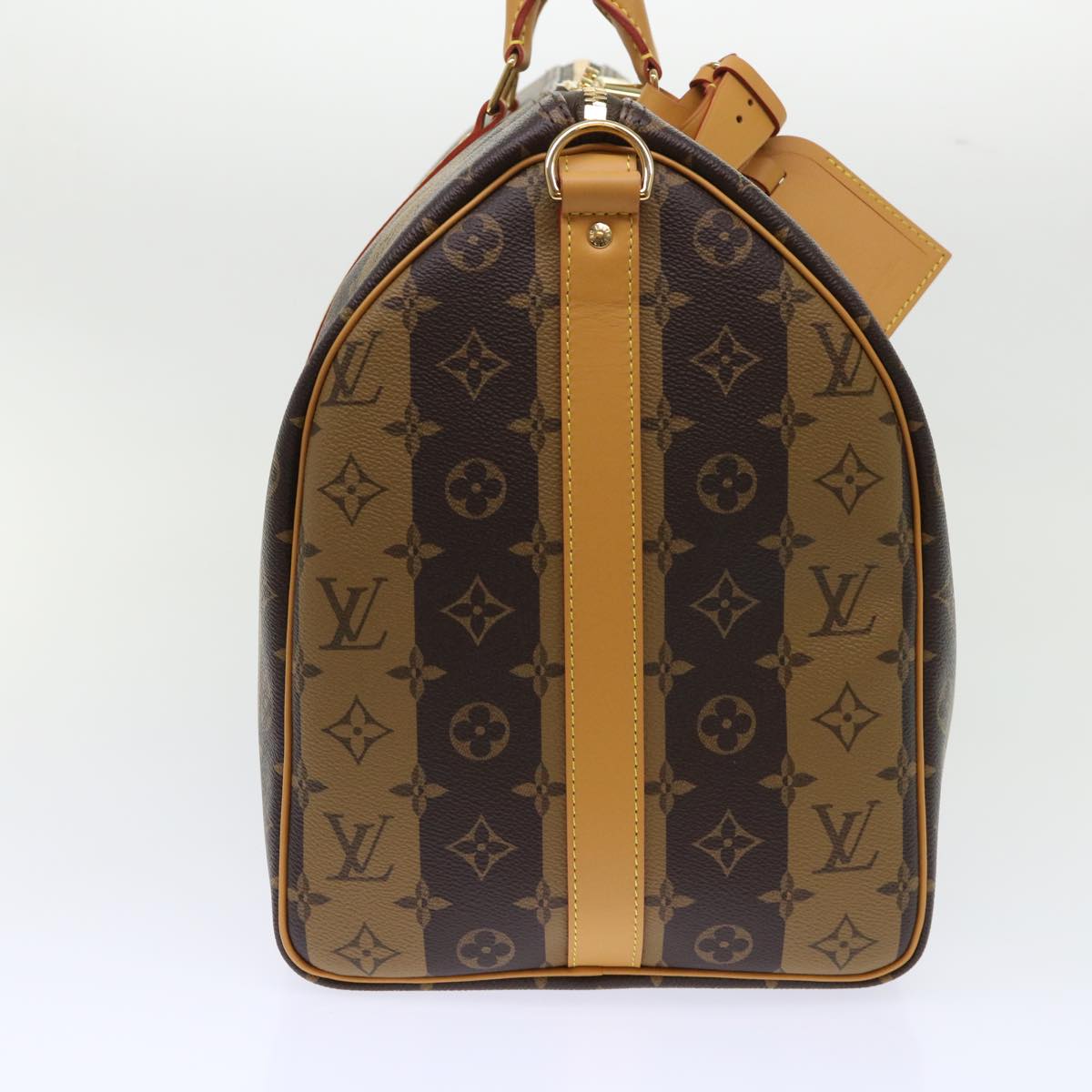 Louis Vuitton Keepall Bandouliere 50 Brown Canvas Travel Bag