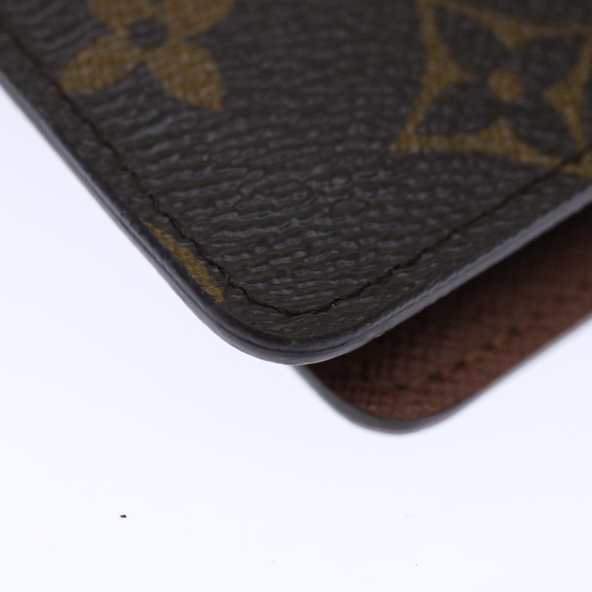 Louis Vuitton Agenda MM Brown Canvas Wallet Accessories