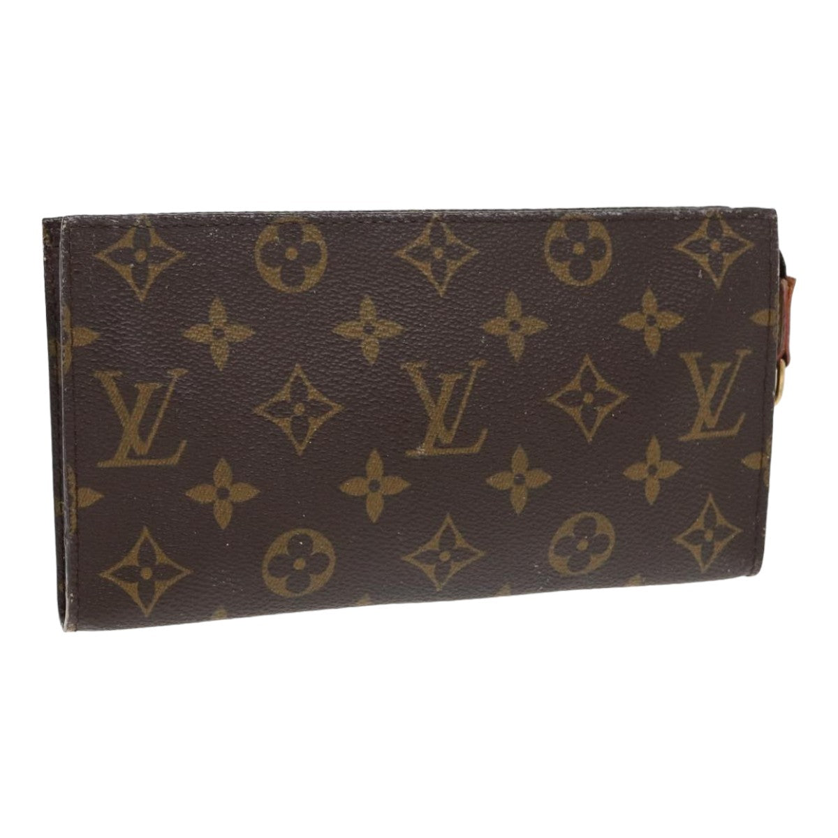 Louis Vuitton Pochette Brown Canvas Clutch Bag