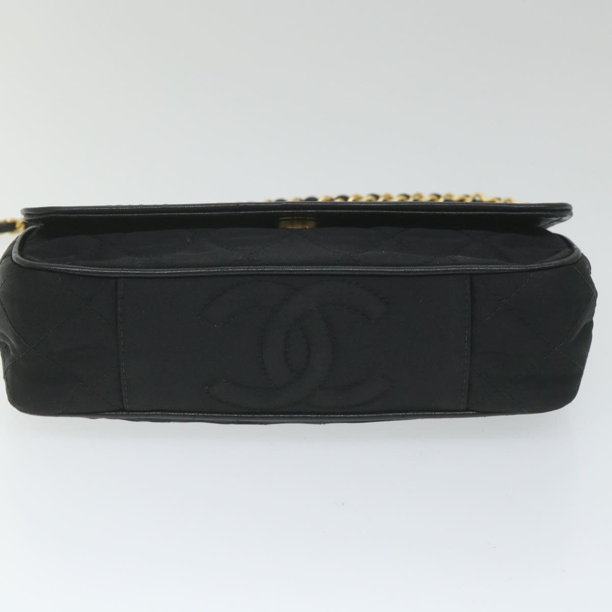 Chanel Black Synthetic Shoulder Bag