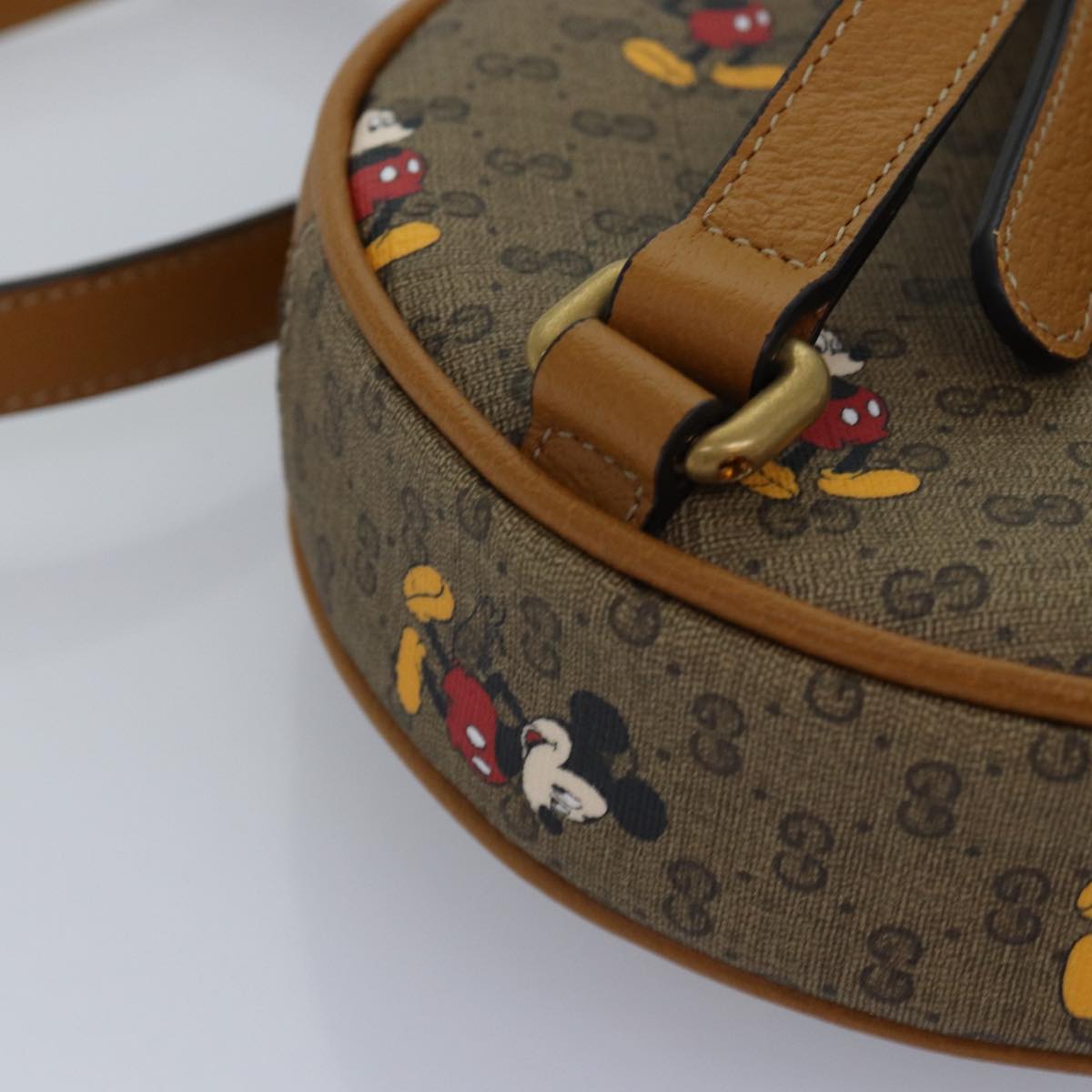 Gucci Disney X Gucci Beige Canvas Backpack Bag