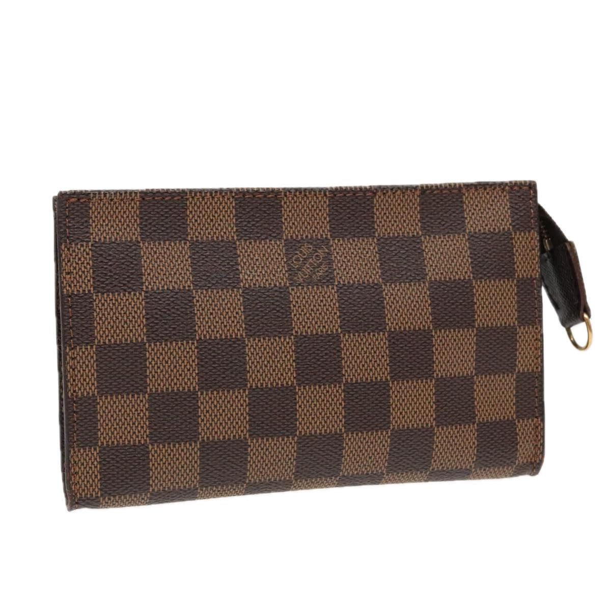 Louis Vuitton Trousse de Toilette 18 Brown Canvas Clutch Bag