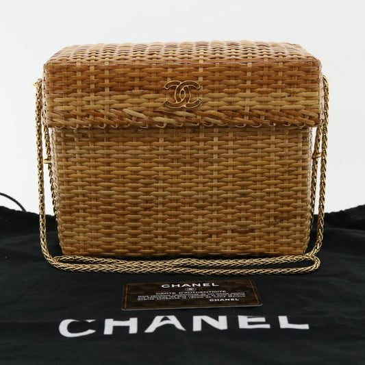 Chanel - Beige Leather Shoulder Bag