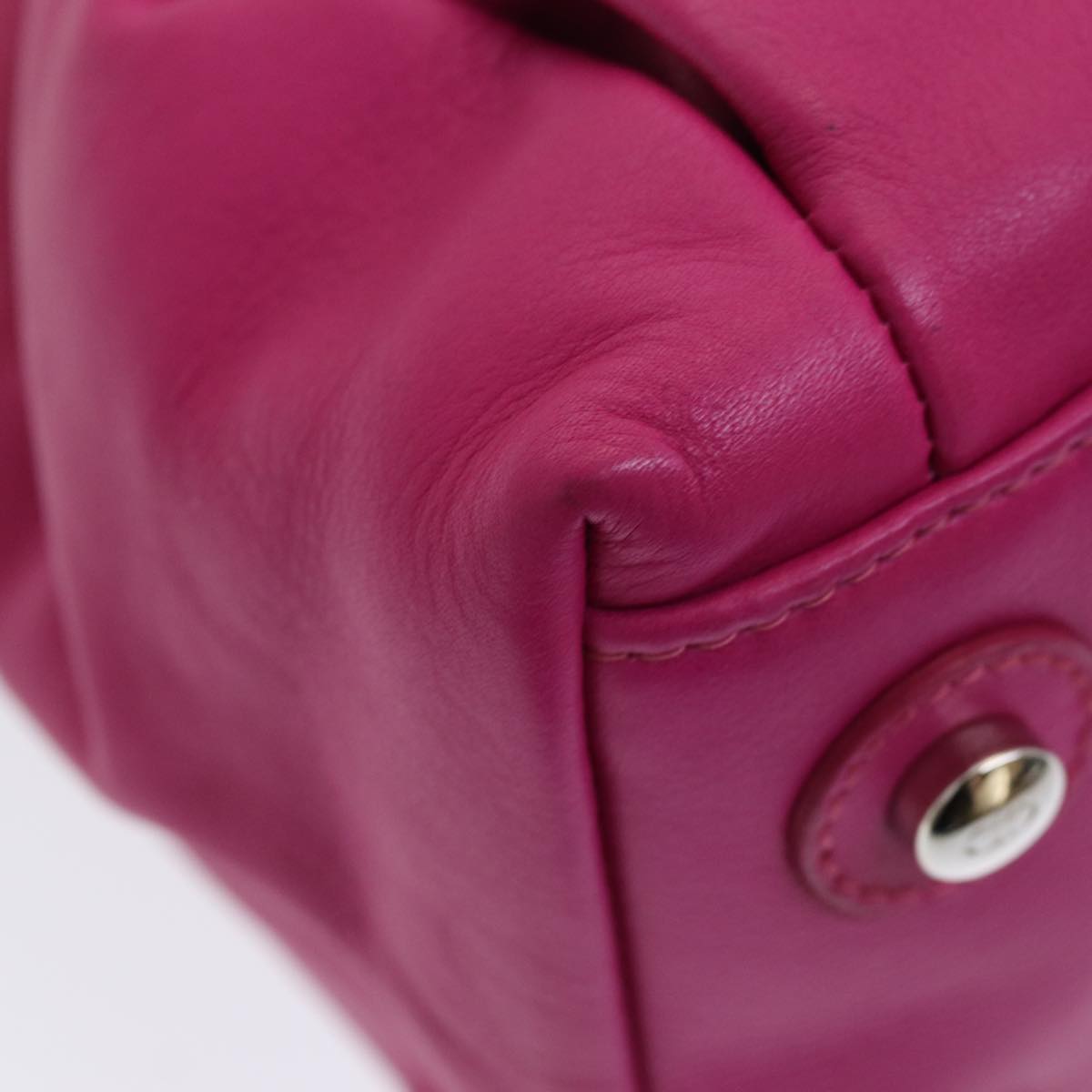 Dior Le Trente Pink Leather Hand Bag