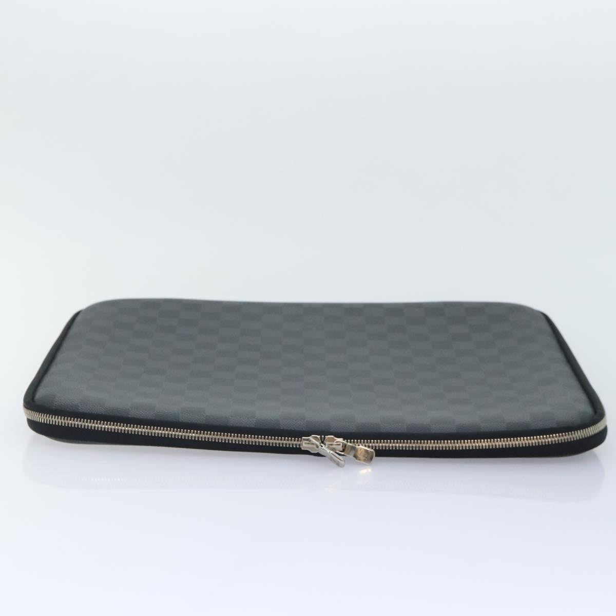 Louis Vuitton Etui iPad Grey Canvas Clutch Bag