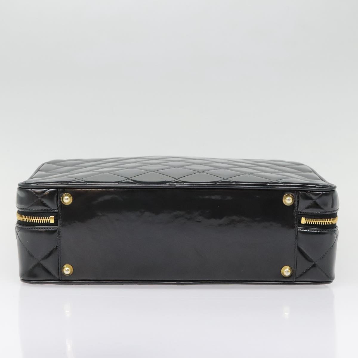 Chanel Black Patent Leather Hand Bag