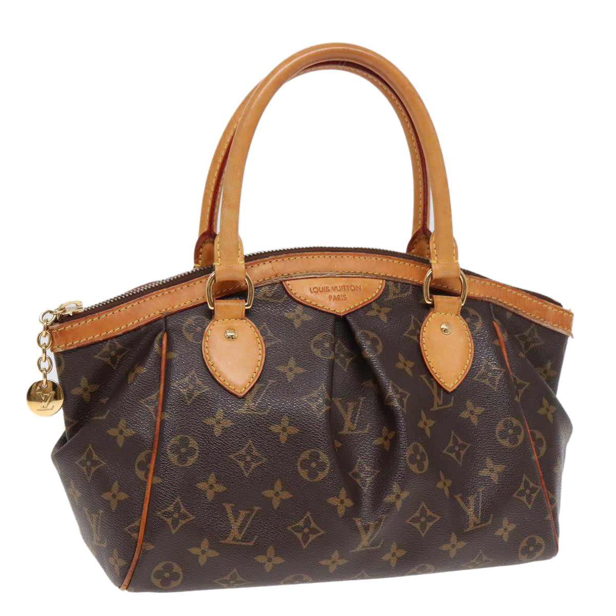 Louis Vuitton Tivoli Brown Canvas Hand Bag