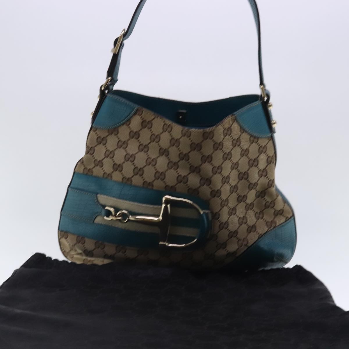 Gucci Beige Canvas Shoulder Bag