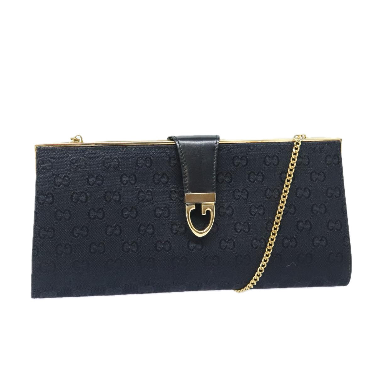 Gucci GG canvas Black Canvas Shoulder Bag