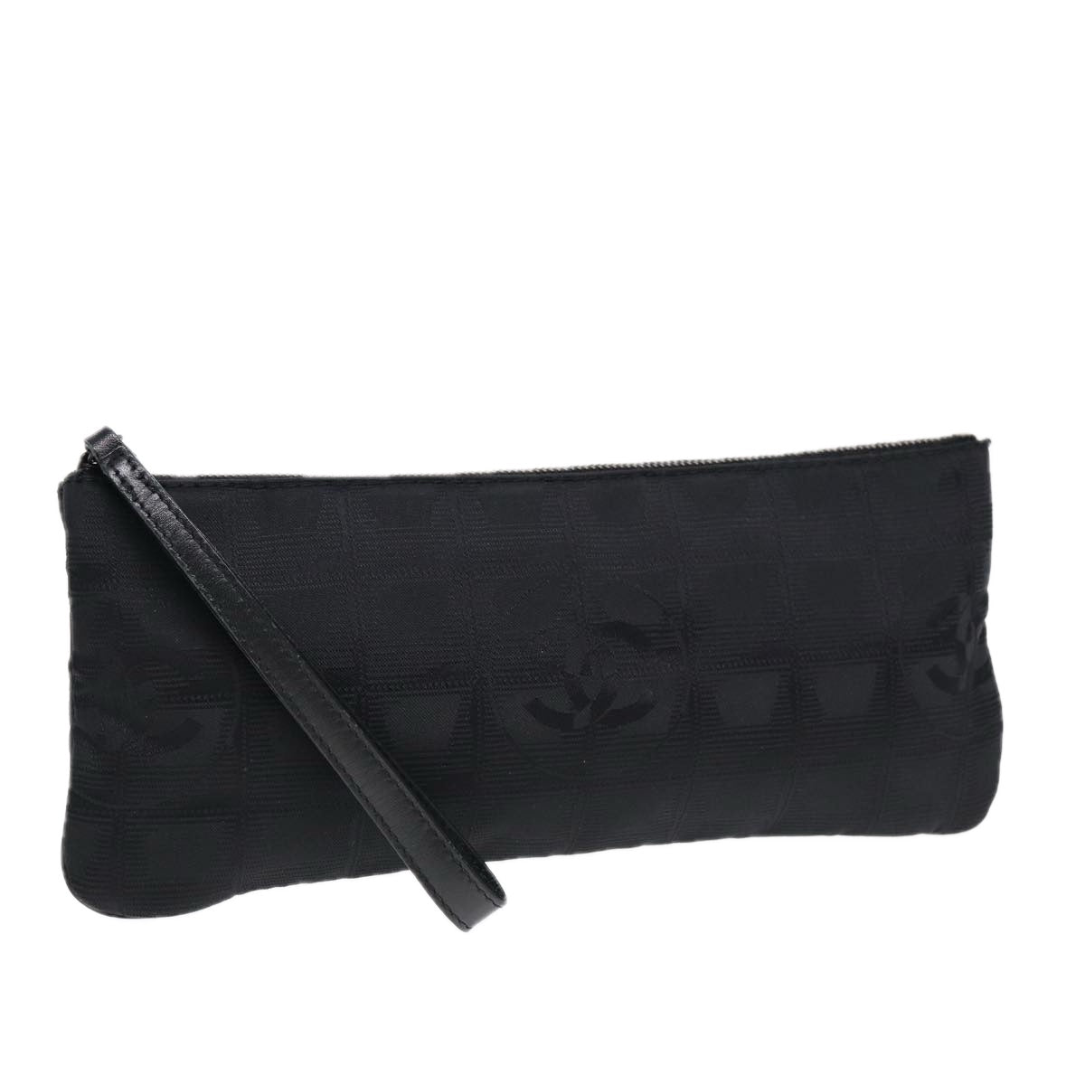 Chanel Black Synthetic Clutch Bag