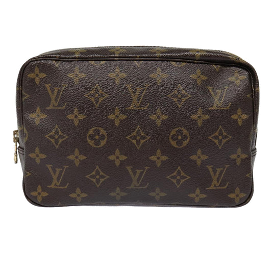 Louis Vuitton Trousse de Toilette Brown Canvas Clutch Bag