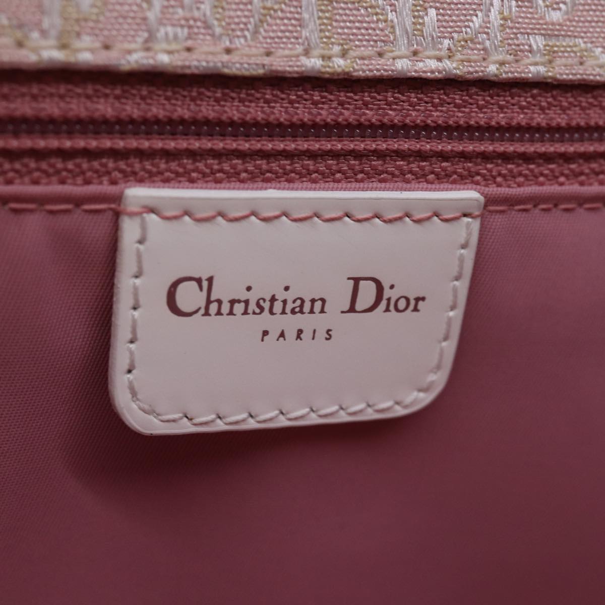 Dior Trotter Canvas Shoulder Bag Pink Canvas Shoulder Bag