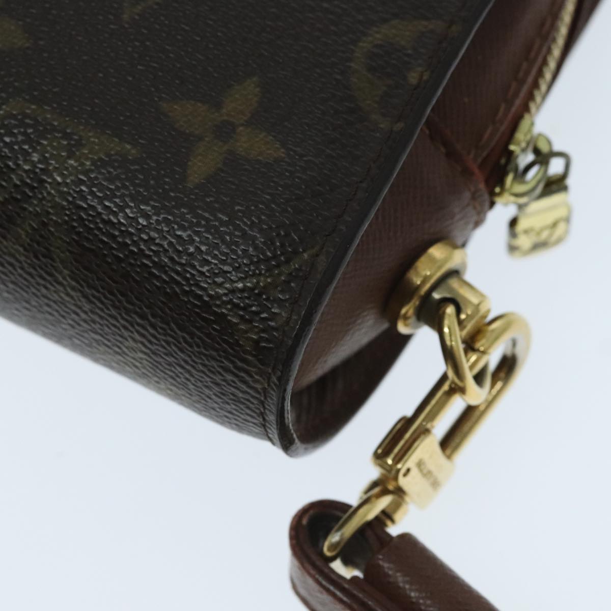 Louis Vuitton Orsay Brown Canvas Clutch Bag