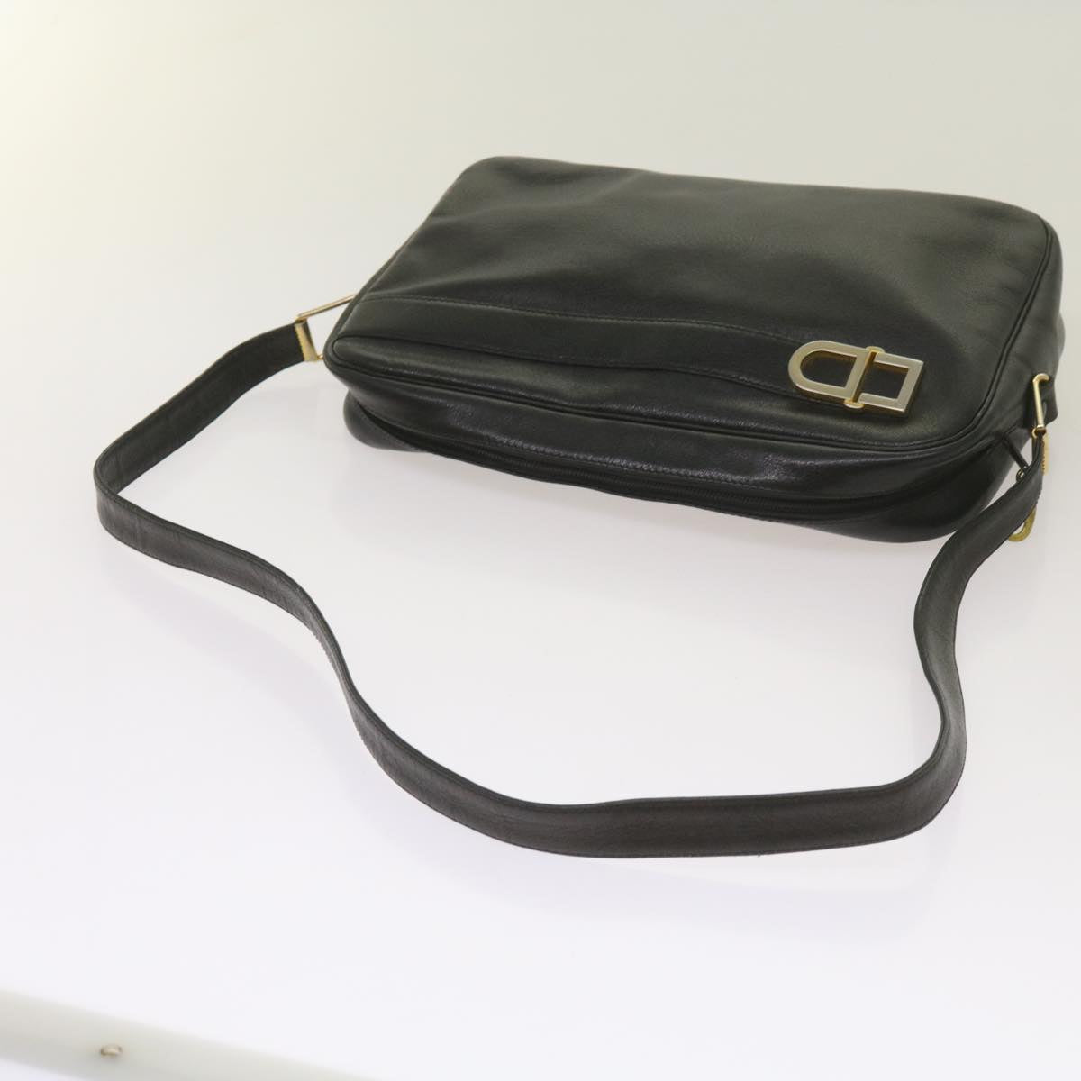 Dior Black Leather Shoulder Bag