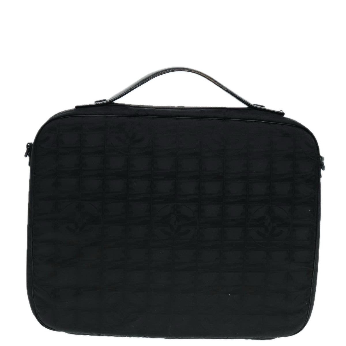 Chanel Travel line Black Synthetic Travel Bag