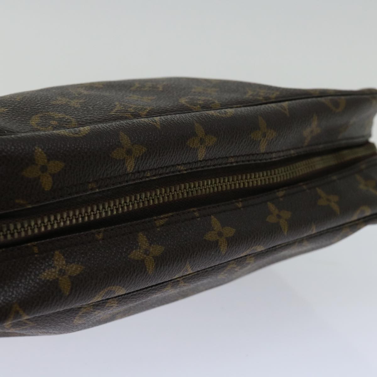 Louis Vuitton Trousse de Toilette Brown Canvas Clutch Bag