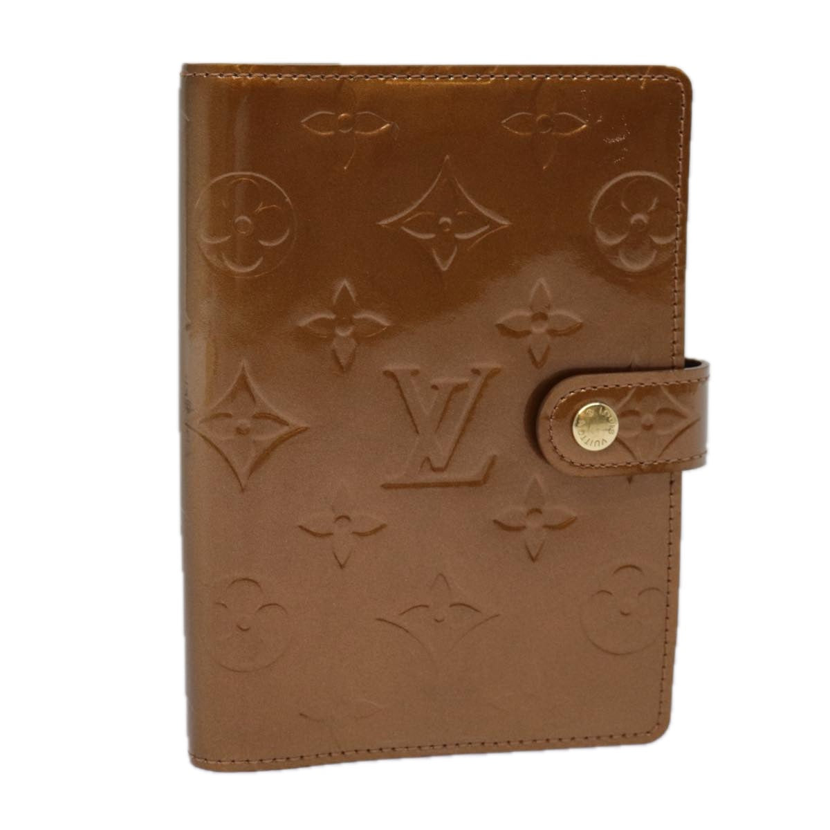 Louis Vuitton Agenda cover Camel Patent Leather Wallet Accessories