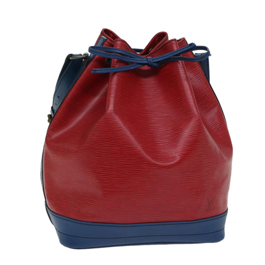 Louis Vuitton Noé Red Leather Shoulder Bag