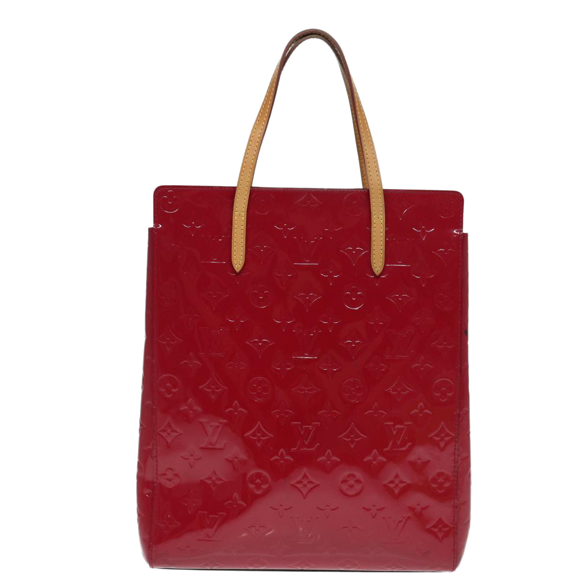 Louis Vuitton Catalina Red Patent Leather Shoulder Bag