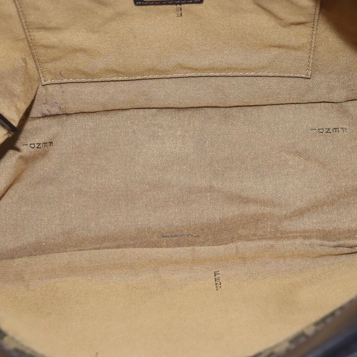 Fendi Brown Canvas Tote Bag