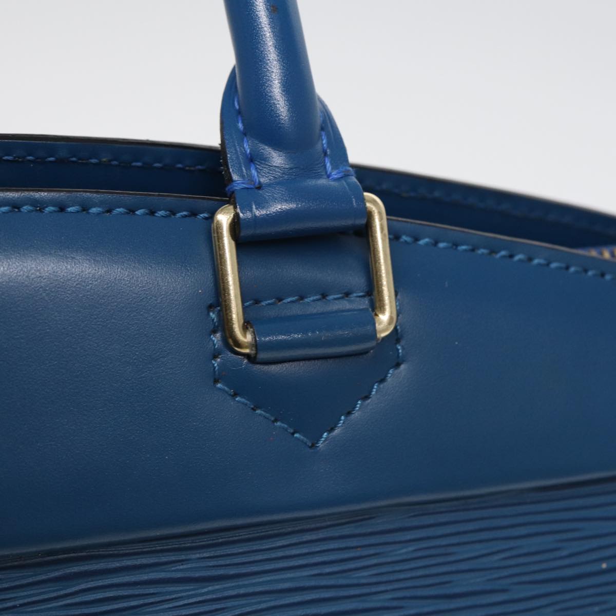 Louis Vuitton Riviera Blue Leather Hand Bag