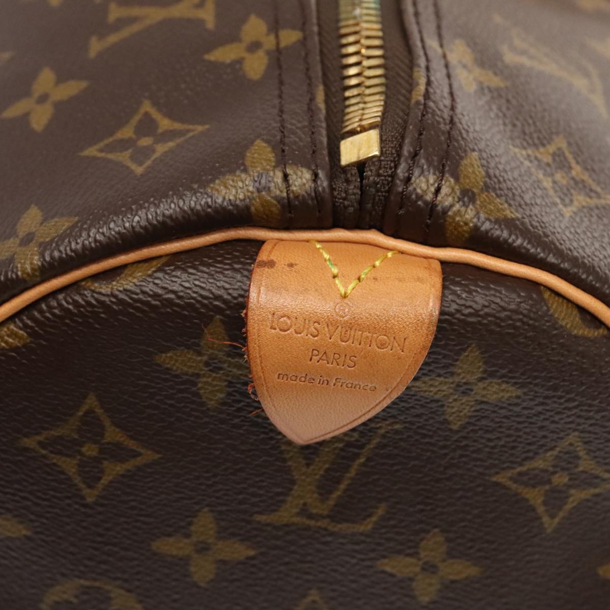 Louis Vuitton Keepall 60 Brown Canvas Travel Bag