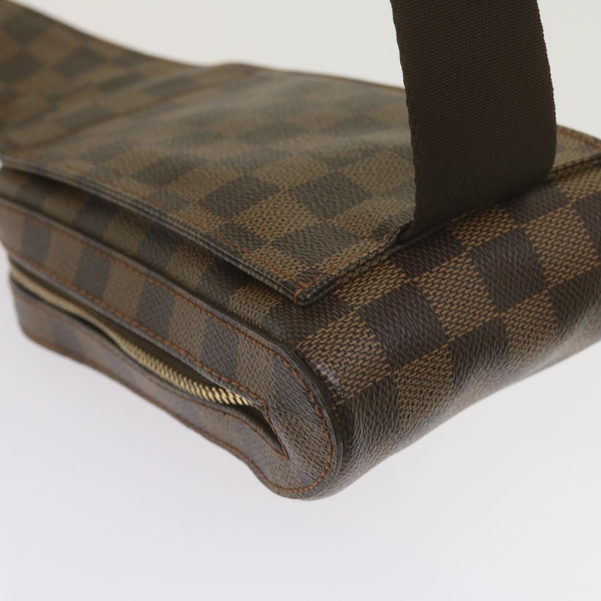 Louis Vuitton Geronimos Brown Canvas Shoulder Bag