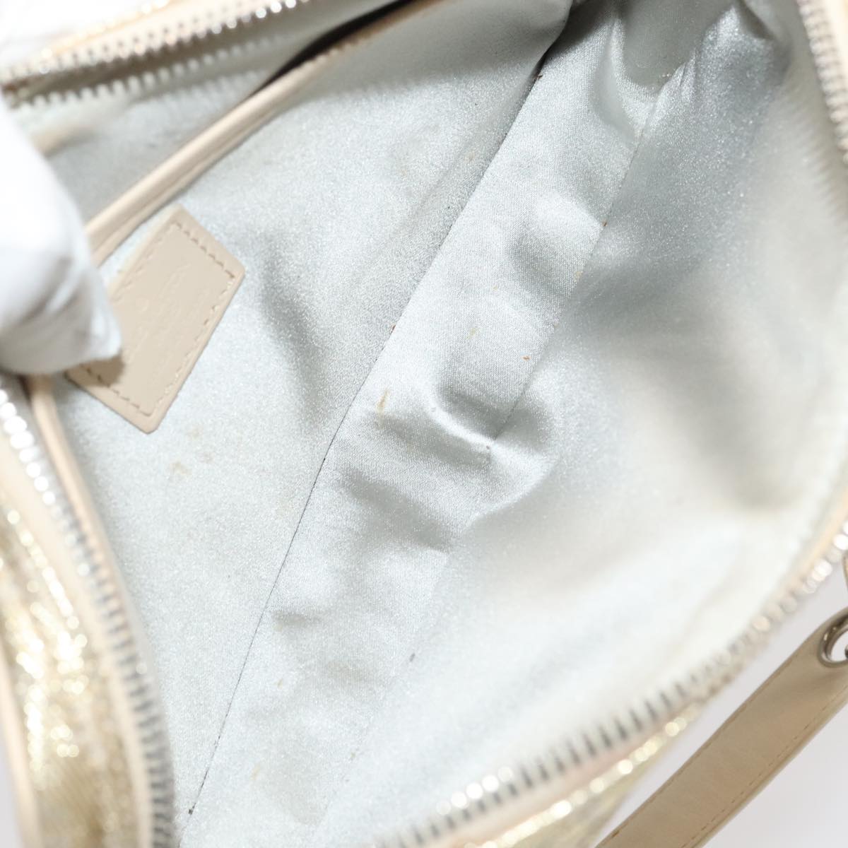 Louis Vuitton Shine Gold Canvas Shoulder Bag