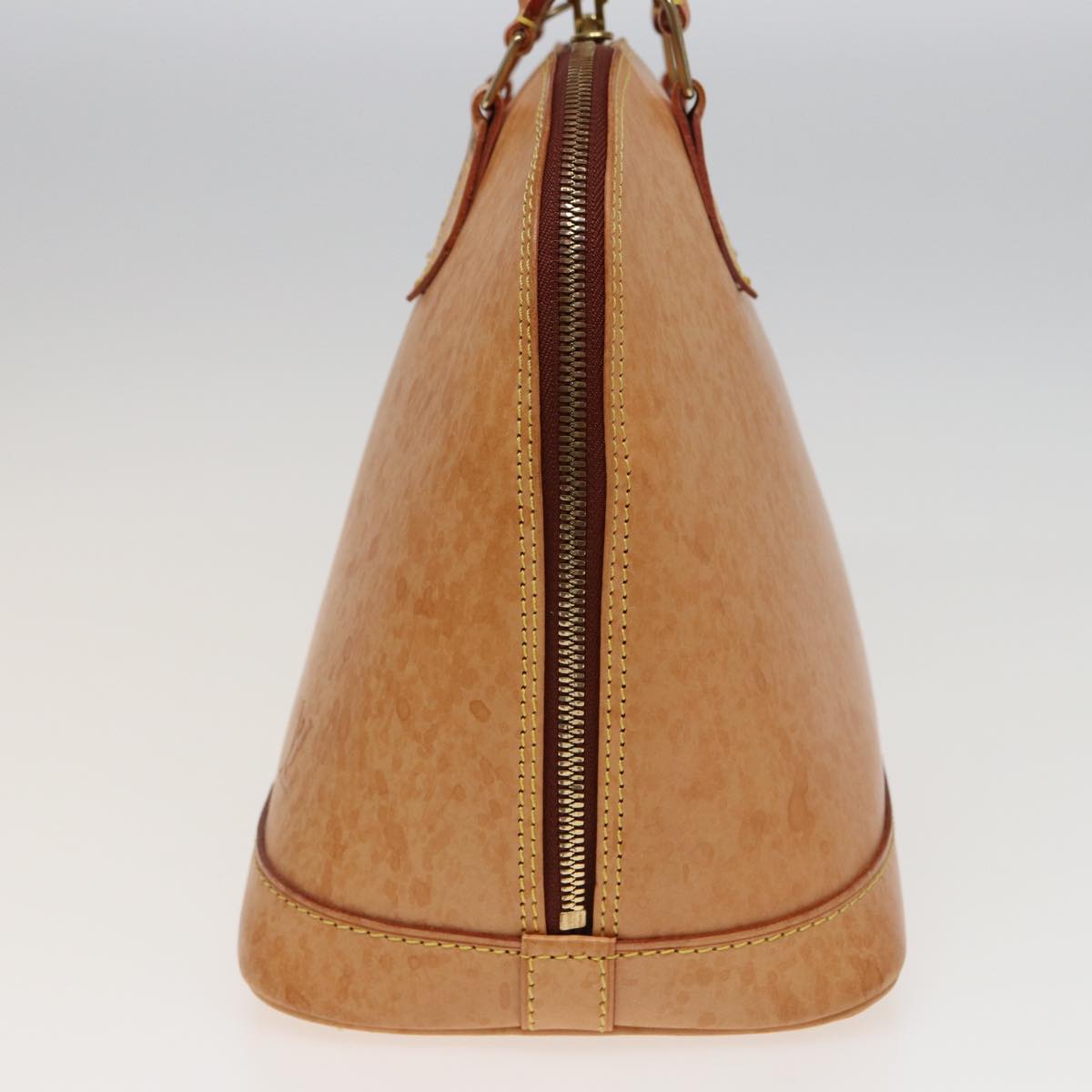 Louis Vuitton Alma Beige Leather Hand Bag