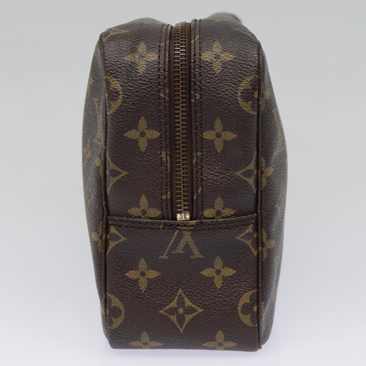 Louis Vuitton Trousse Toilette 28 Brown Canvas Clutch Bag