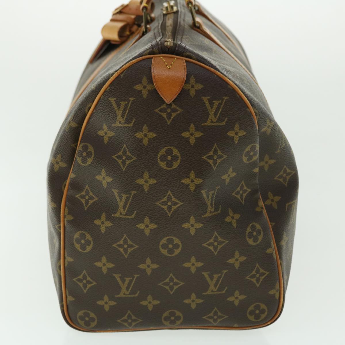 Louis Vuitton Keepall 45 Brown Canvas Travel Bag