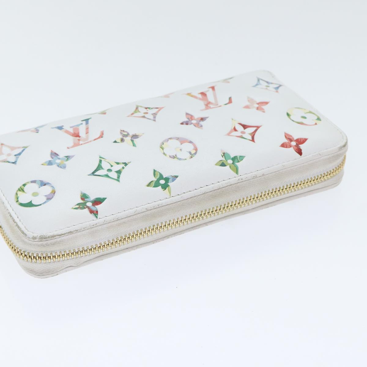 Louis Vuitton Zippy wallet White Leather Wallet Accessories