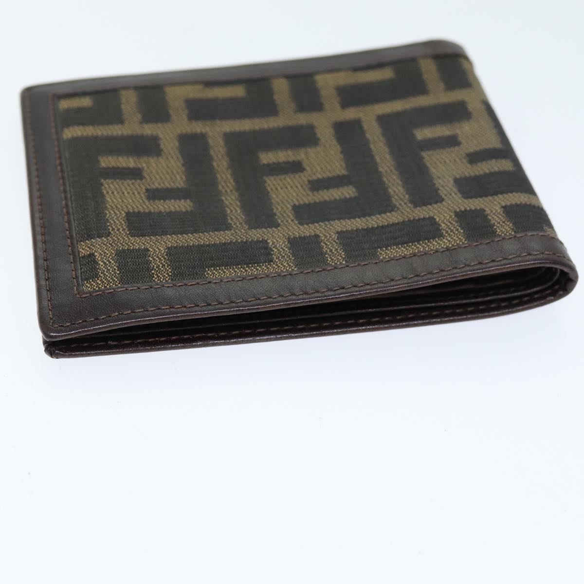 Fendi Zucca Brown Canvas Wallet Accessories