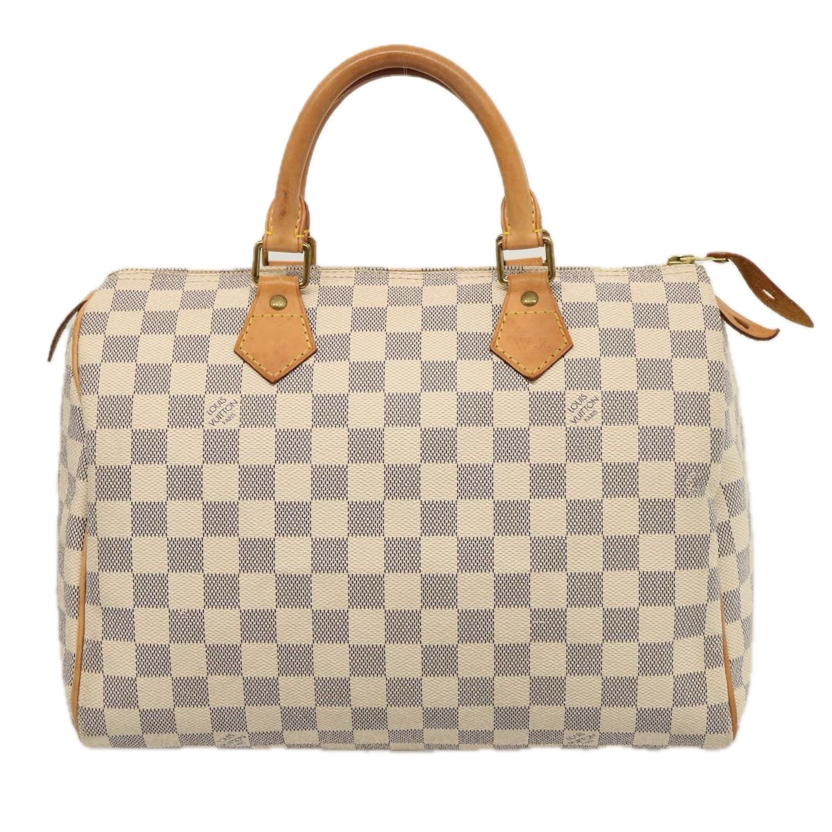 Louis Vuitton Speedy 30 White Canvas Hand Bag