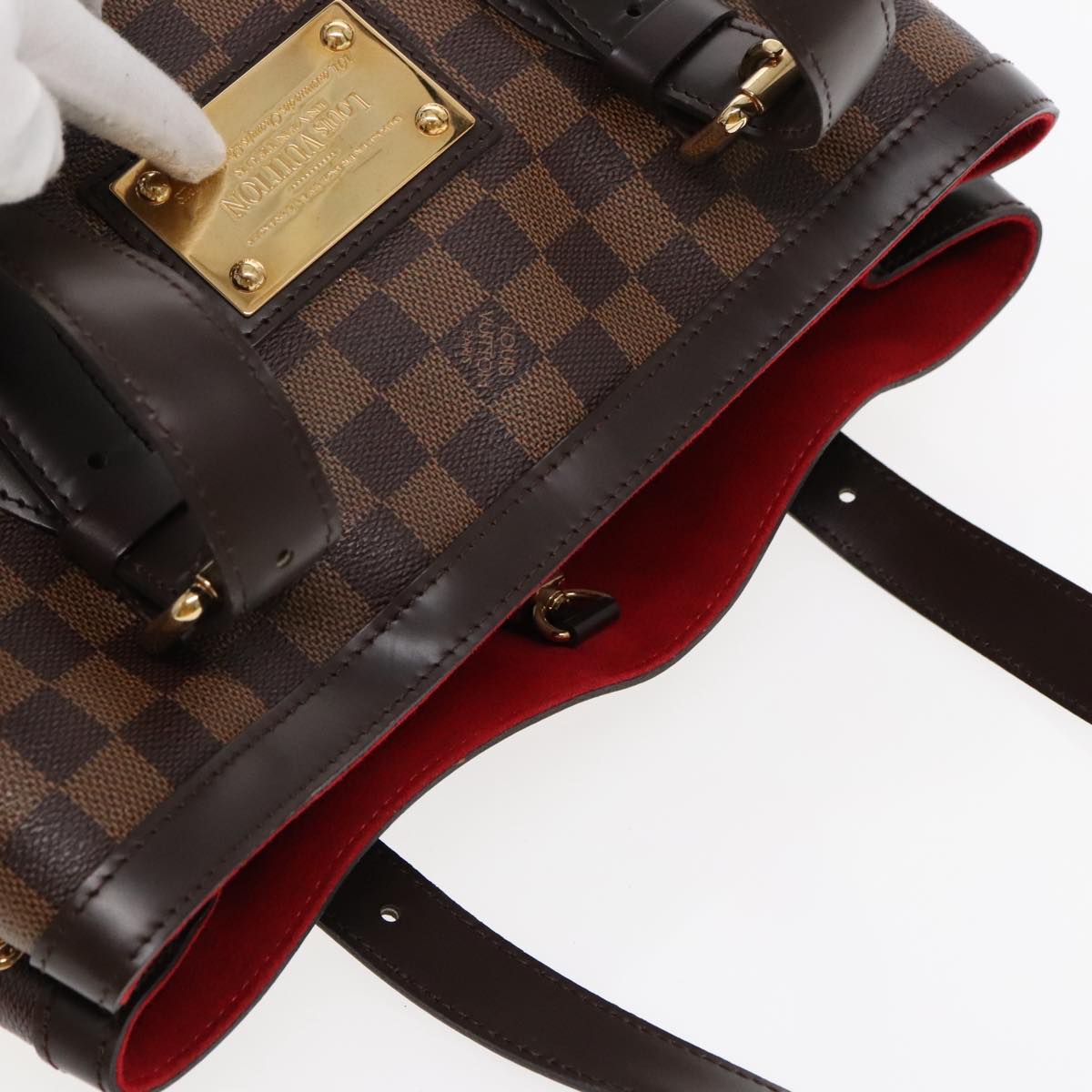 Louis Vuitton Hampstead Brown Canvas Tote Bag