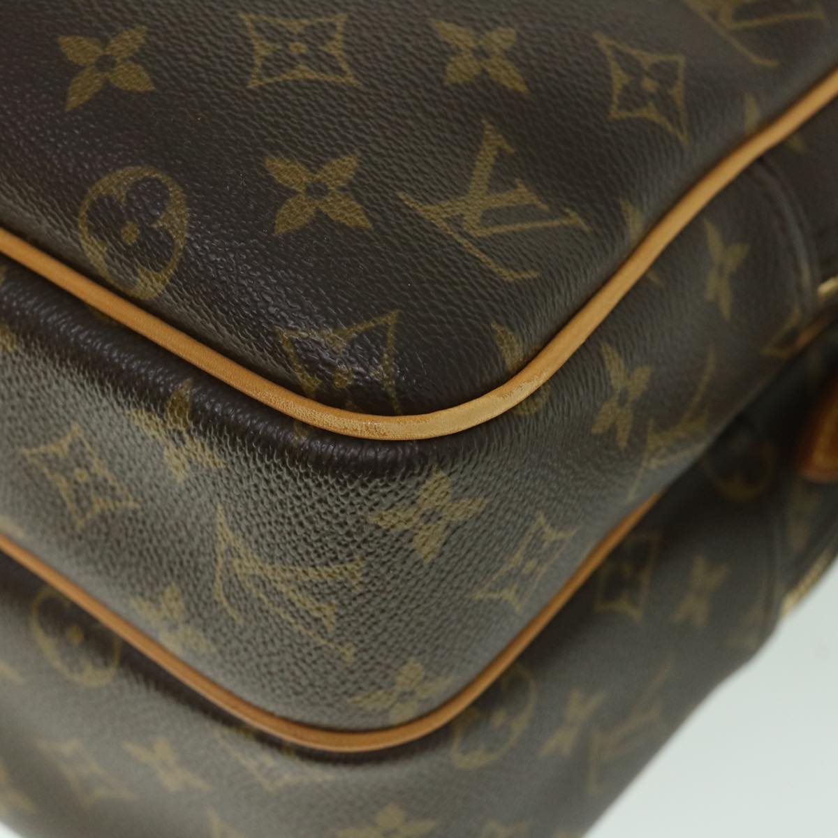 Louis Vuitton Reporter Brown Canvas Shoulder Bag