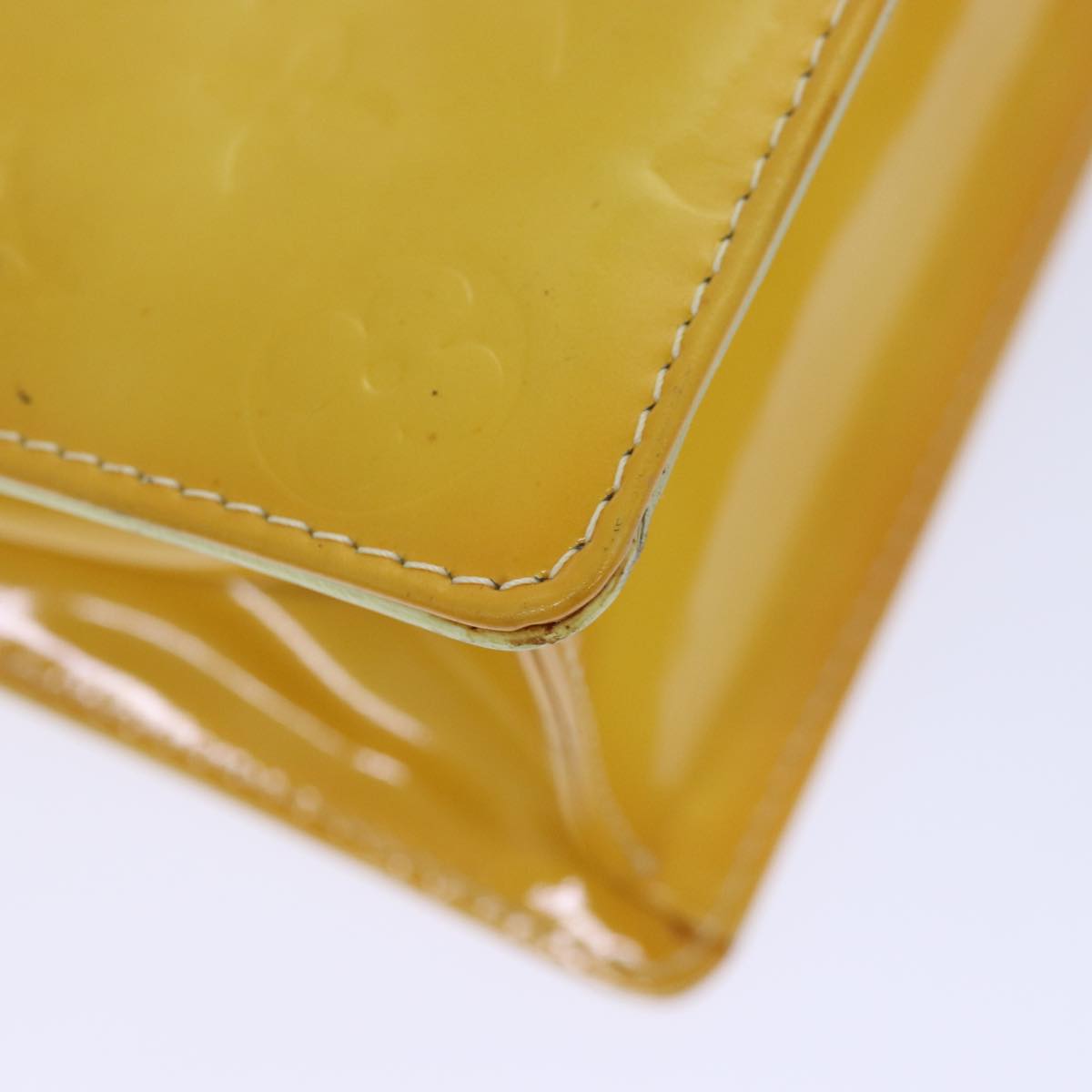 Louis Vuitton Spring Street Yellow Patent Leather Hand Bag