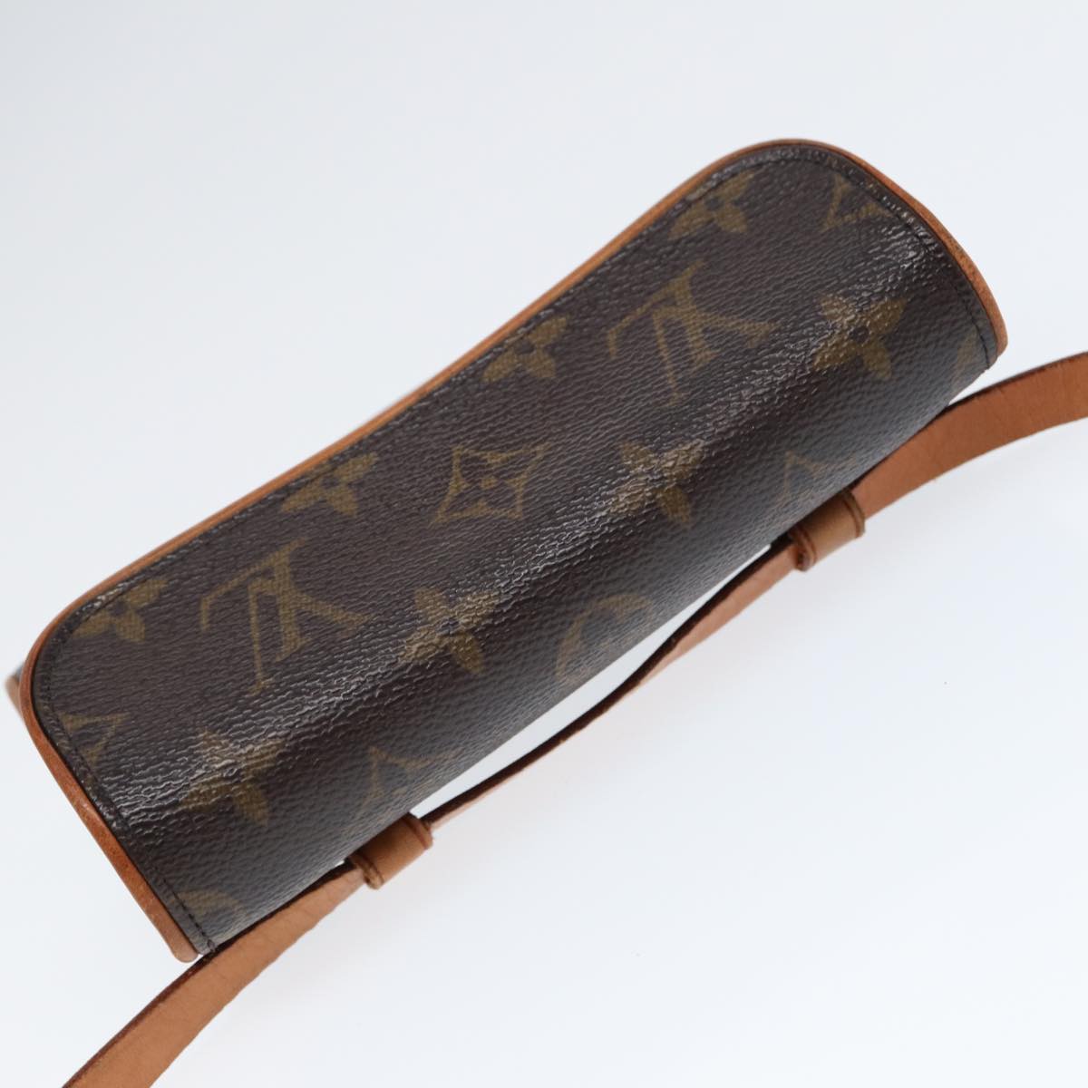 Louis Vuitton Florentine Brown Canvas Clutch Bag