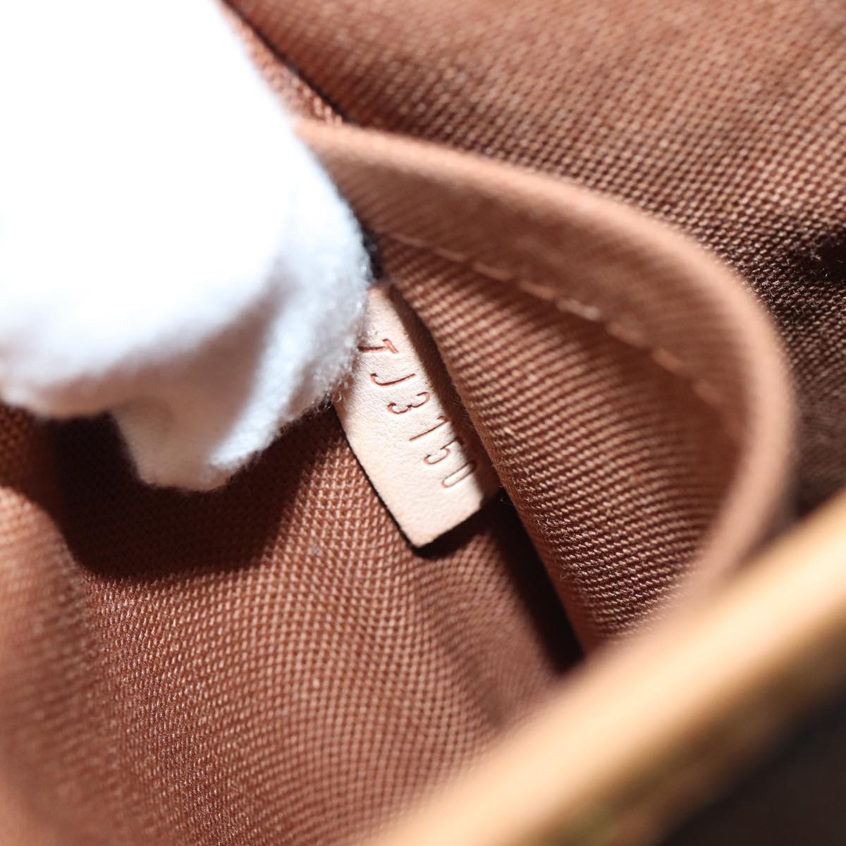 Louis Vuitton Sologne Brown Canvas Shoulder Bag