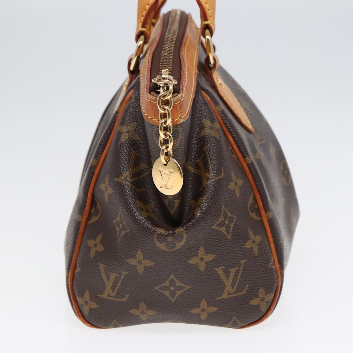 Louis Vuitton Tivoli Brown Canvas Hand Bag