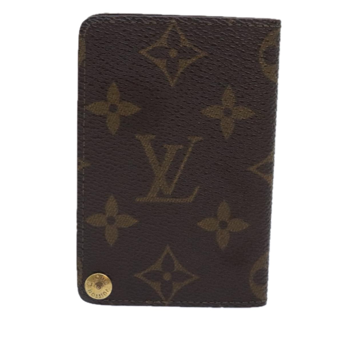 Louis Vuitton Porte carte crédit Pression Brown Canvas Wallet Accessories