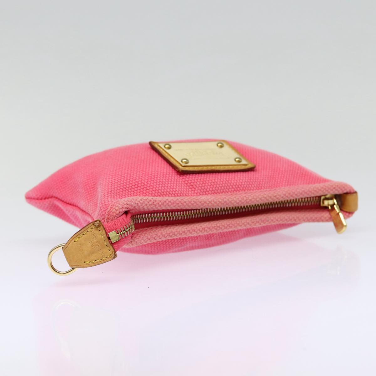 Louis Vuitton Antigua Pink Canvas Clutch Bag