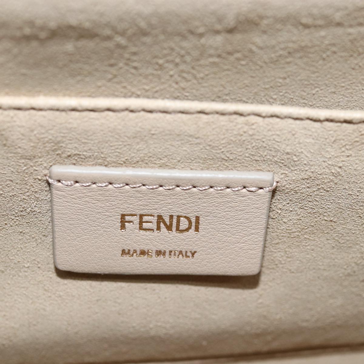 Fendi Blue Suede Shoulder Bag