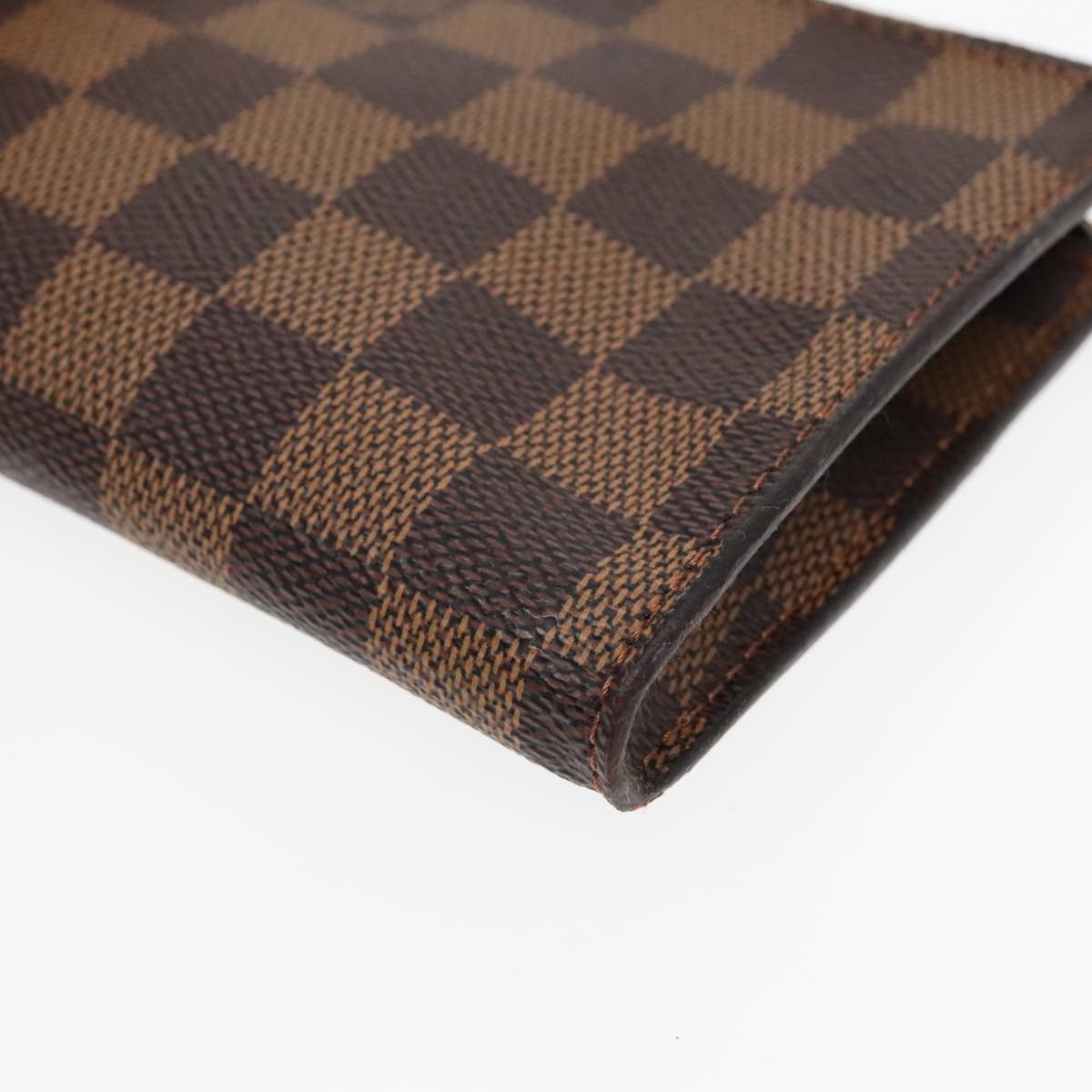 Louis Vuitton Trousse de Toilette 18 Brown Canvas Clutch Bag