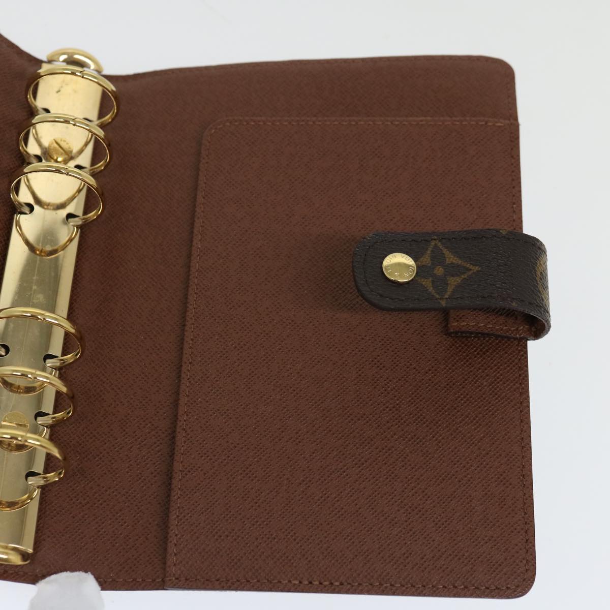 Louis Vuitton Agenda MM Brown Canvas Wallet Accessories