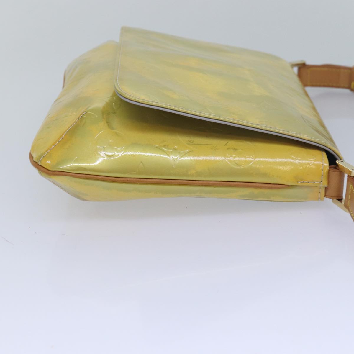 Louis Vuitton Thompson Street Yellow Patent Leather Shoulder Bag