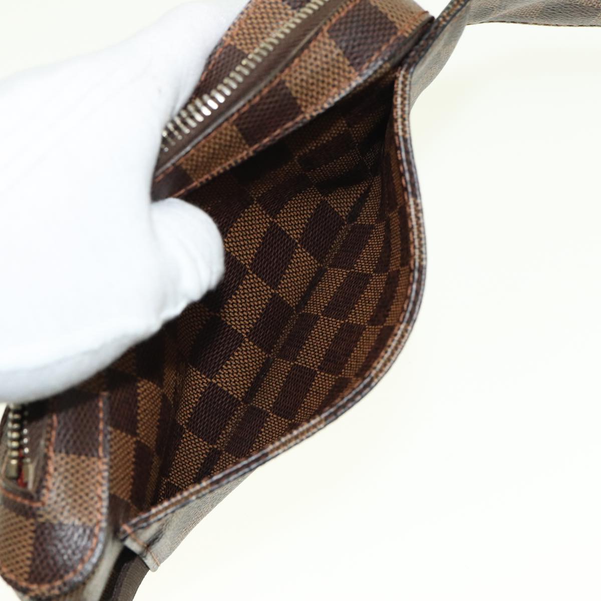 Louis Vuitton Geronimos Brown Canvas Shoulder Bag