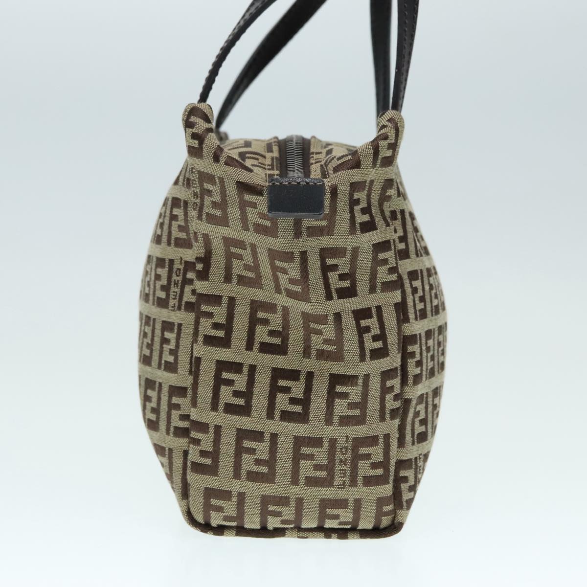 Fendi Zucca Beige Canvas Hand Bag