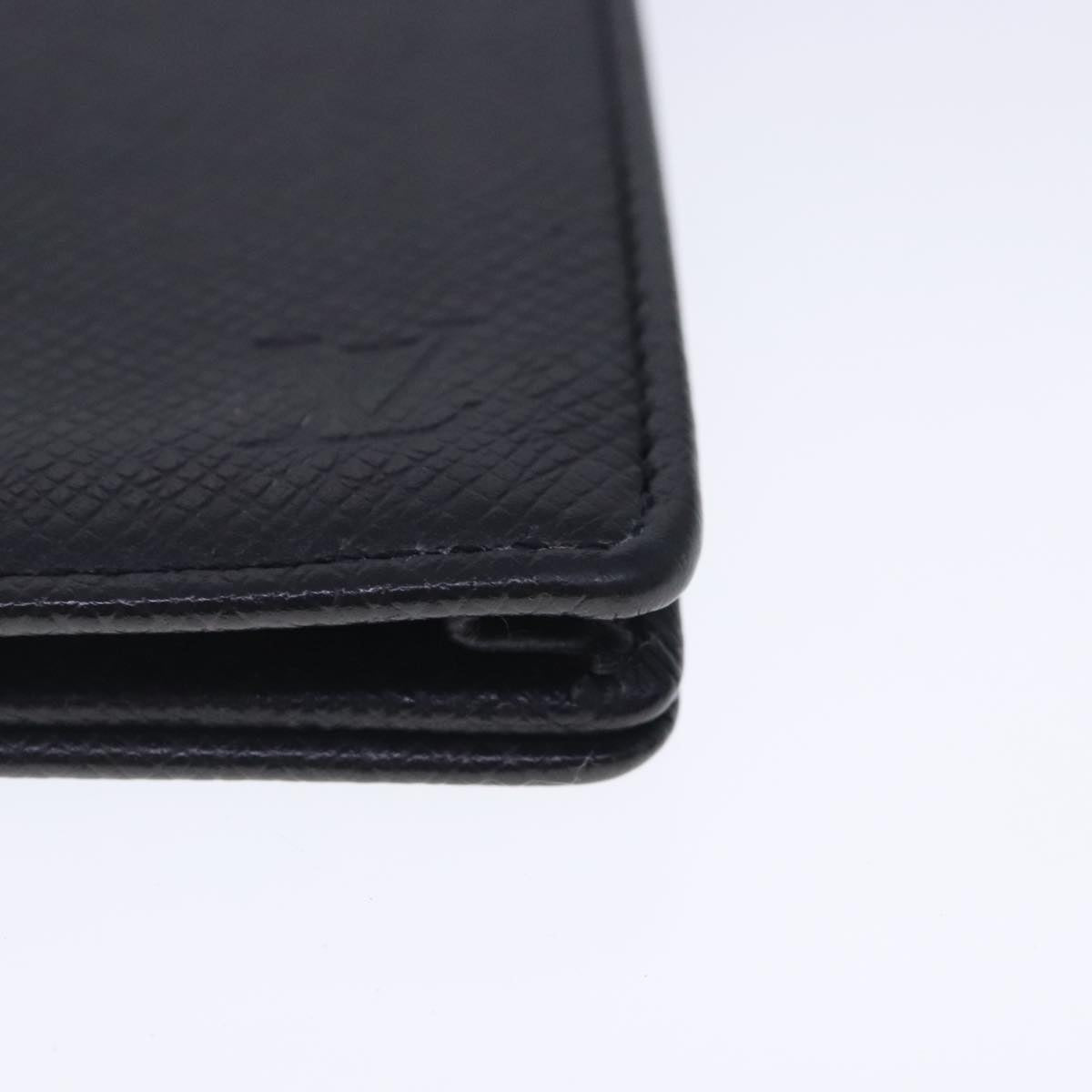 Louis Vuitton Porte Carte Credit Black Calfskin Wallet Accessories